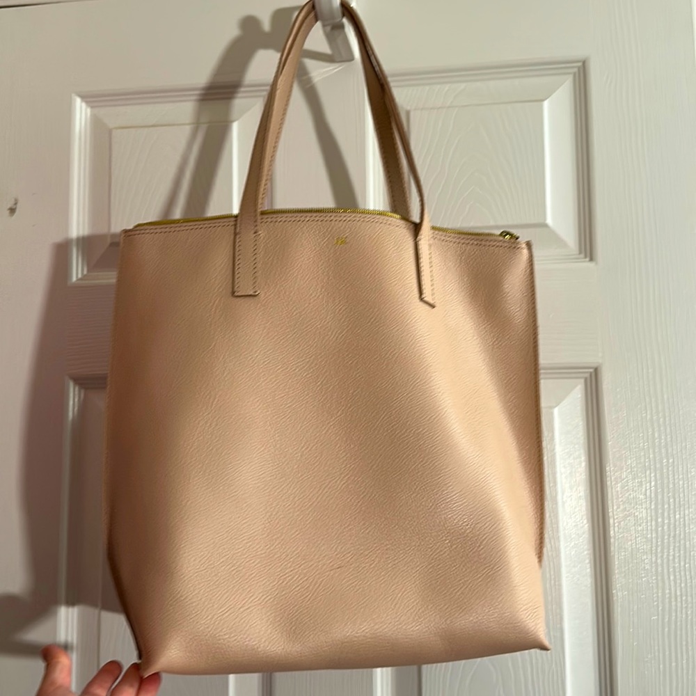 Mark and Graham zippered The Daily tote in blush no longer sold on their site